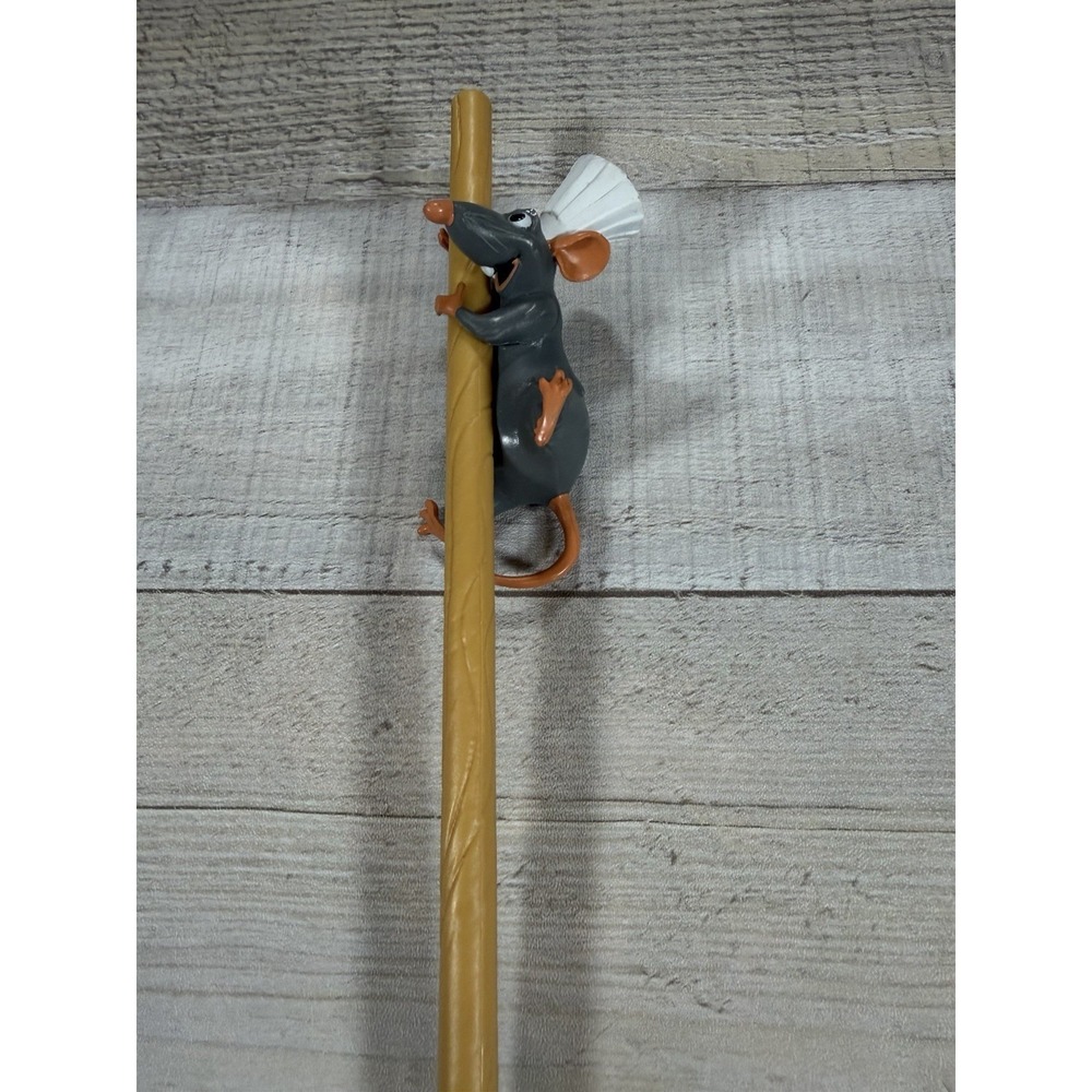 Disney Parks Ratatouille Remy Spoon Straw New Sealed Plastic Souvenir Drink